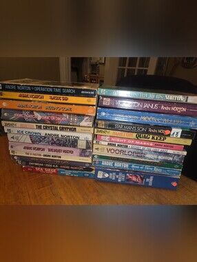 Huge Lot of 23 Andre Norton Paperback Books Science Fiction Fantasy 50's to 80's